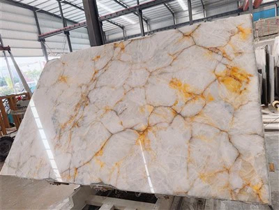 Crystal White Quartztie suur plaat